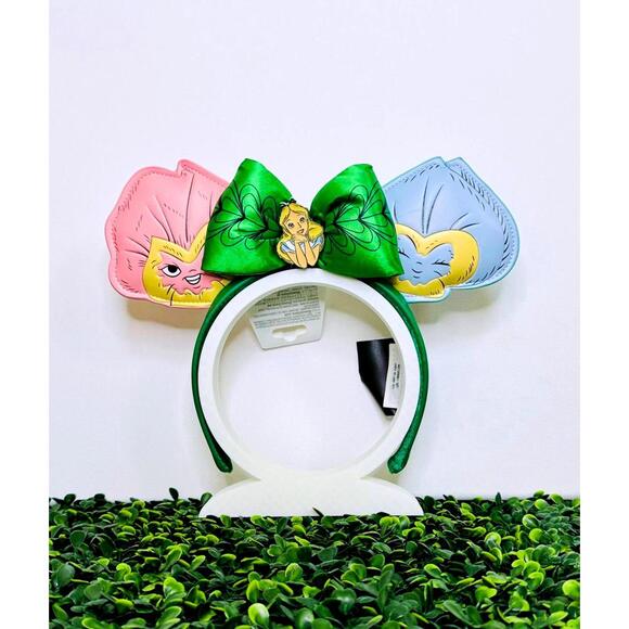 Disney Accessories - ✨ Disney Parks 🌸 Alice in Wonderland Flower Garden Ears Headband 🎀 NWT ✨